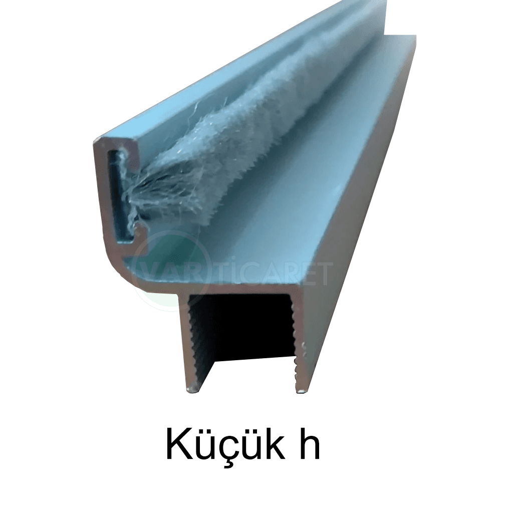 Küçük h Cam Balkon Çıtası